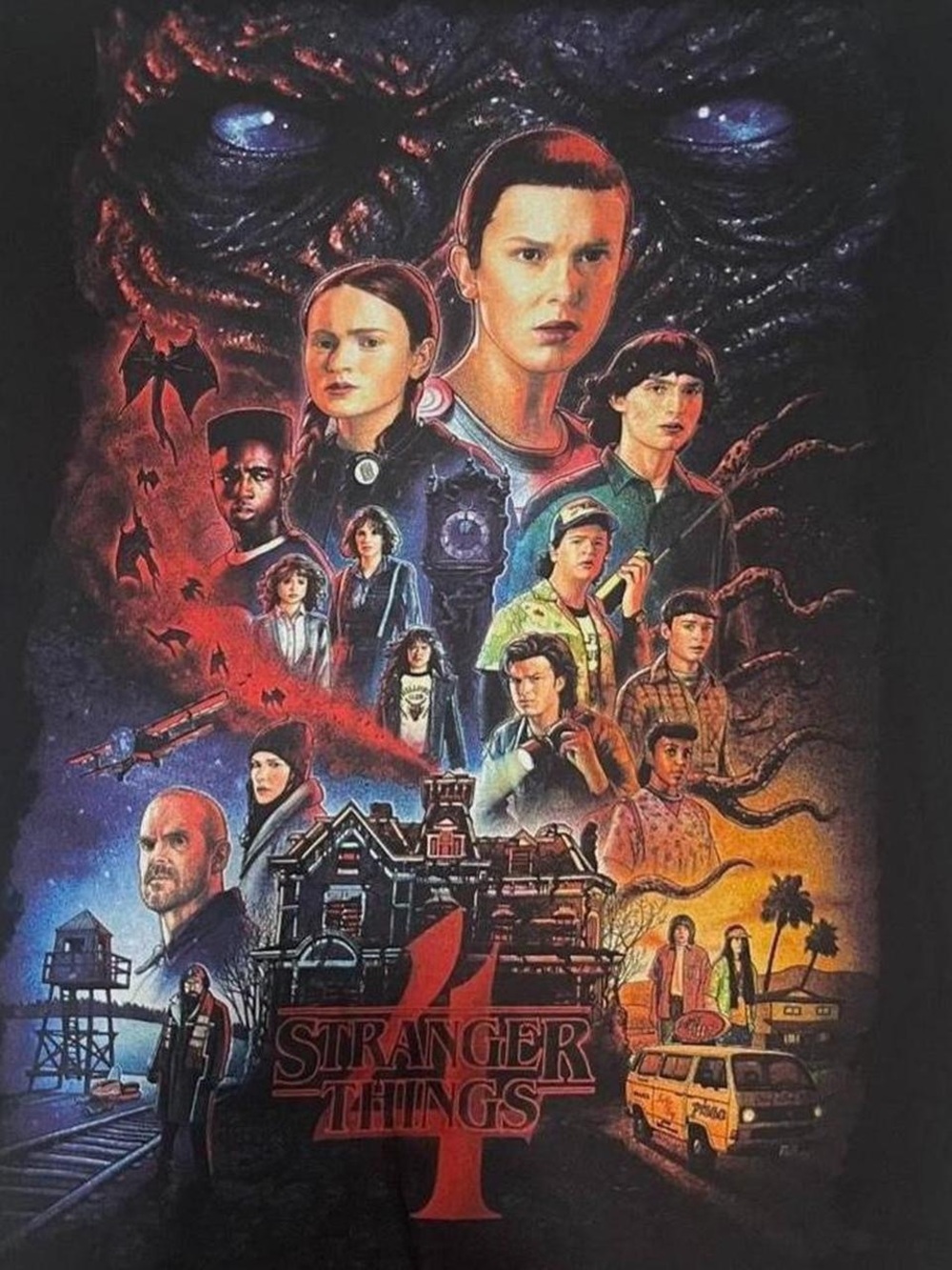 Hot Topic Stranger Things 4 Graphic Tee